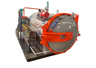 Air Cooling Rubber Curing Process Autoclave With PLC Control And Foam Insulation