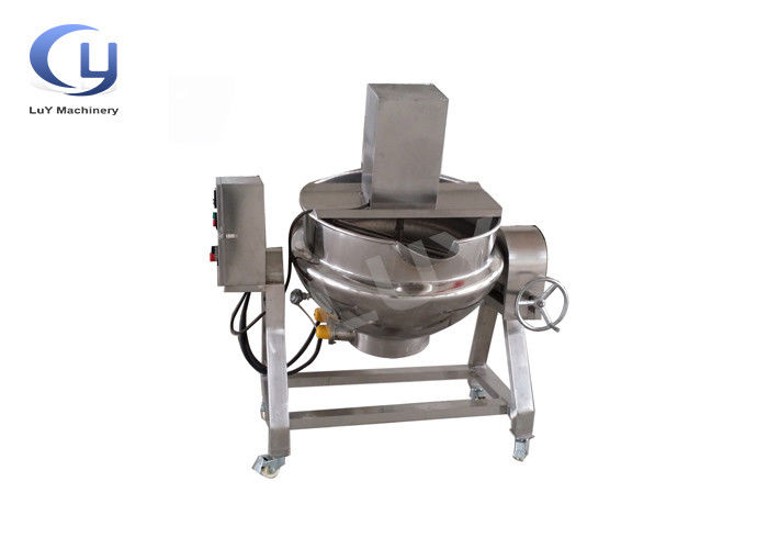 Heat Up Fast Industrial Steam Jacketed Kettle Stainless Steel One Press Forming