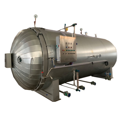Customized Automatic Rubber Curing Autoclave PLC Control 0.85Mpa Pressure Stainless Steel