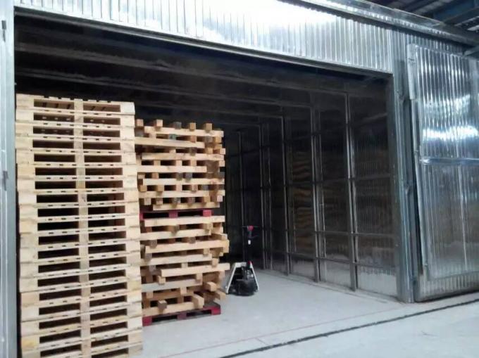 Air Circulation Evenly Kiln Wood Drying Equipment / Shipping Container