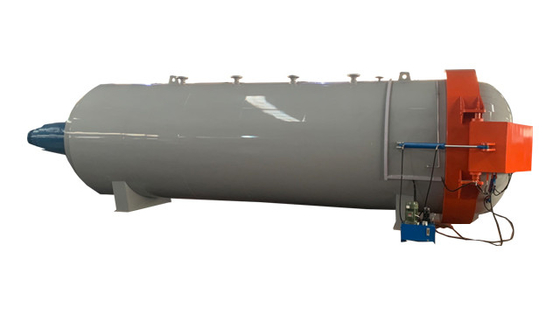 Rubber Track Granule Vulcanization Tank 0.85Mpa Pressure Autoclave With Forced Ventilation Stainless Steel Construction
