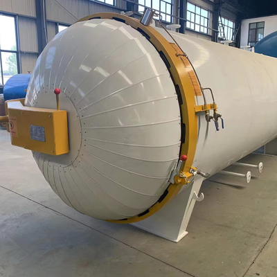 Release Pressure Inside The Tank Mine Roller Vulcanization Tank Rubber Athletics Track Vulcanization Autoclave