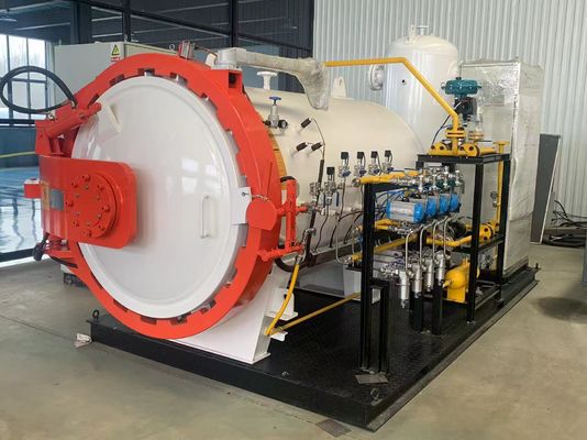 CE ASME Certificate Horizontal Hydraulic Open Door Sailing Board Autoclave Composite Surfboard Engine Core Component