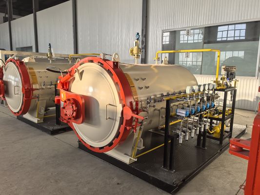 CE ASME Certificate Automatic Composite Glass and Carbon Fiber Autoclave Diameter 2200mm Composite Autoclave