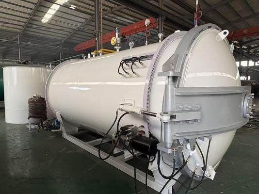 Professional Industrial Horizontal High Pressure Vessel Composite Autoclave for Sale High Pressure Control Accuracy
