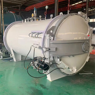 ISO CE Approved Stainless Steel Double-Walled Industrial Autoclave Used Satellite Structures Zero Defect Low Pressure
