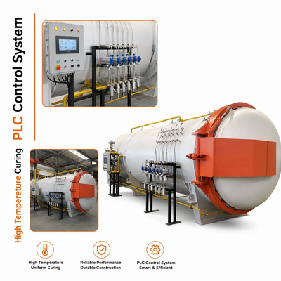 ISO Approved Composite Autoclave Applied in Aircraft Component Workshop Uniform Heating Explosion-proof High Pressure