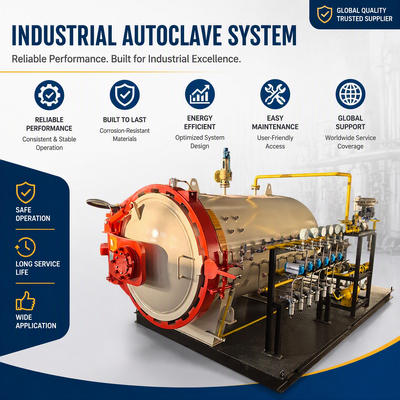 High Pressure Composite Autoclave Engine for Laboratory Compact PLC Control Oven ISO CE Certified Small Batch Carbon Fiber Parts