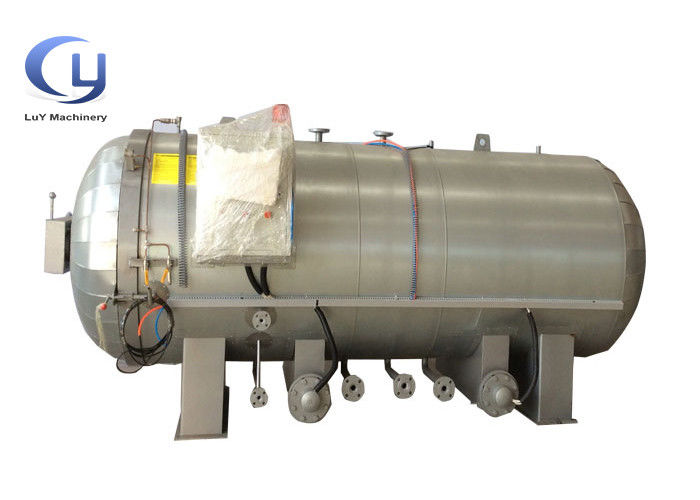Horizontal Pressure Rubber Curing Autoclave With Double Safety Interlocking