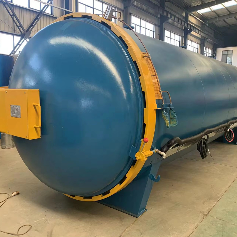 Release Pressure Inside The Tank Mine Roller Vulcanization Tank Rubber Athletics Track Vulcanization Autoclave