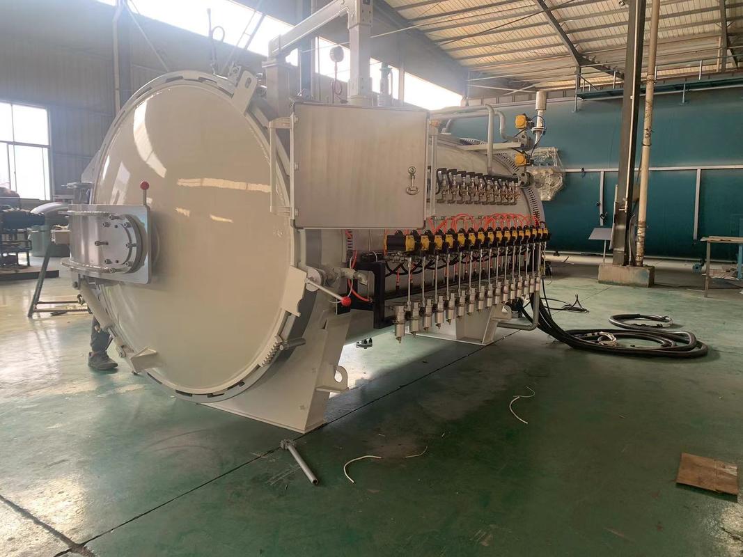 Industrial Horizontal Steel Autoclave Industrial Autoclave For Carbon Used Wide Application Range Electronic Industry Field