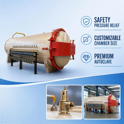CE Certified 0.6x1.2m Compact Structure Mini Laboratory Autoclave for Material Sample Curing Research